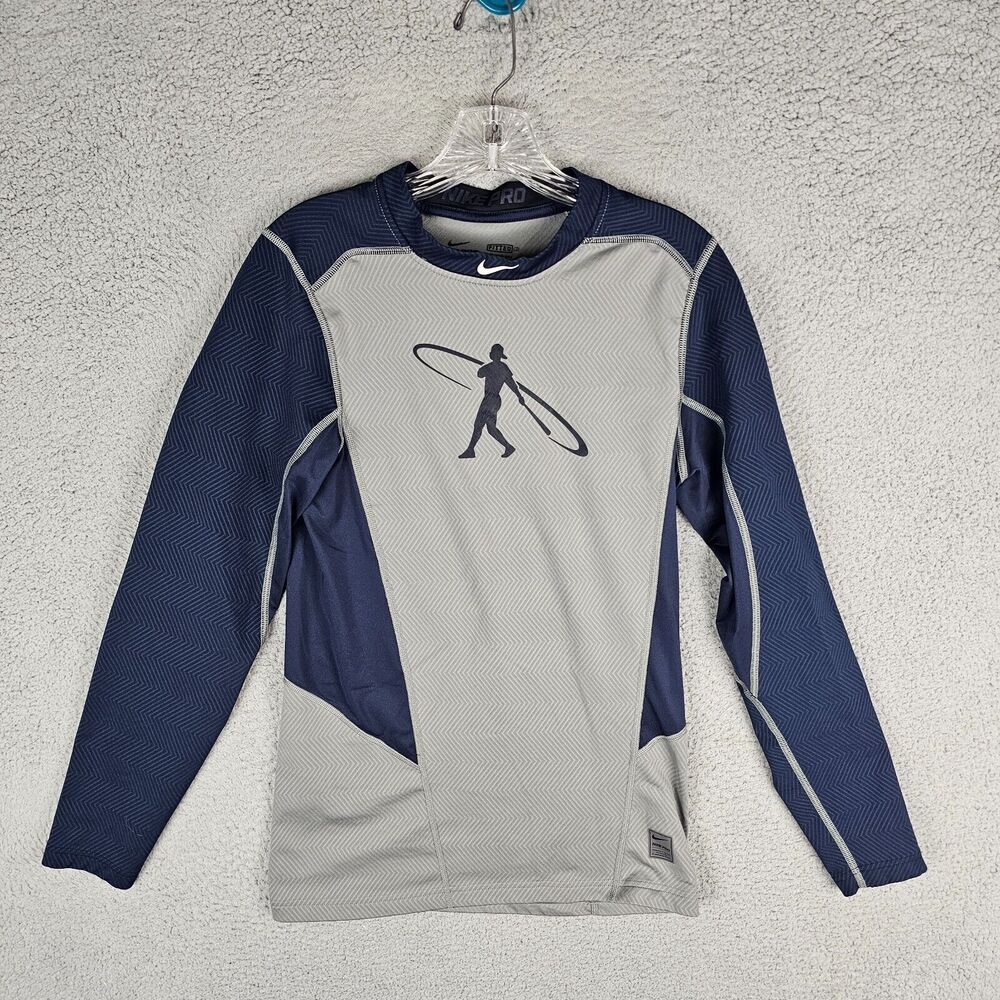 Nike Pro Fit Griffey Mens Size Small Long Sleeve Athletic Baseball Shirt‎ 822229